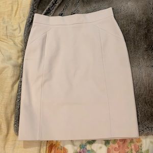 H&M light beige pencil skirt
